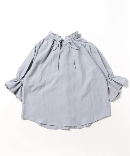 frunco(フランコ)の「various button blouse(シャツ/ブラウス・レディース・ミント/ホワイト/ブルーグレー・FREE)」の4枚目の写真