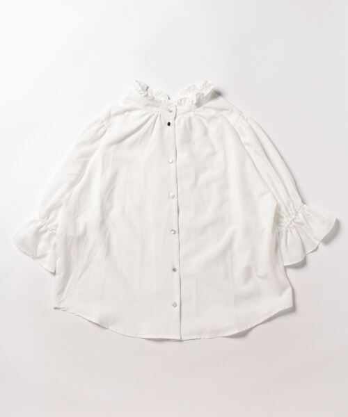 frunco(フランコ)の「various button blouse(シャツ/ブラウス・レディース・ミント/ホワイト/ブルーグレー・FREE)」の18枚目の写真