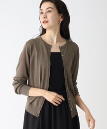 OPAQUE.CLIP | アイスタッチ シアーニットカーディガン【接触冷感/洗える】(カーディガン/ボレロ)