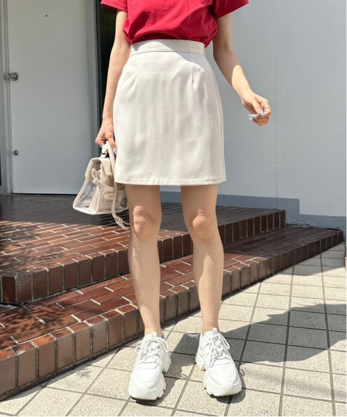 OLIVE des OLIVE（オリーブデオリーブ）の「マルチWAYティアードチュールスカート　1031010330（スカート・レディース・ブラック/オフホワイト・FREE）」の9枚目の写真