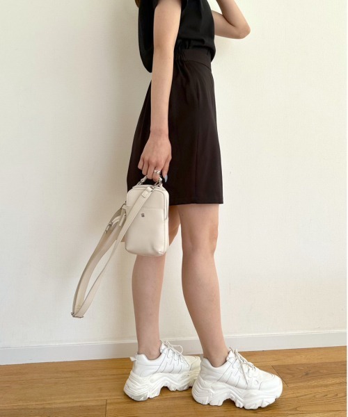 OLIVE des OLIVE（オリーブデオリーブ）の「マルチWAYティアードチュールスカート　1031010330（スカート・レディース・ブラック/オフホワイト・FREE）」の20枚目の写真