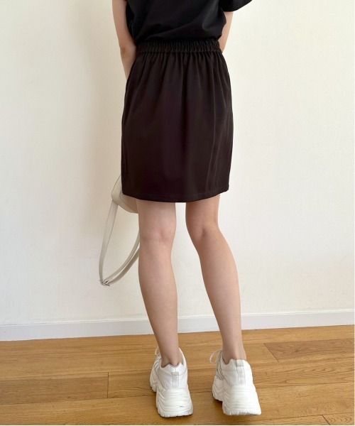 OLIVE des OLIVE（オリーブデオリーブ）の「マルチWAYティアードチュールスカート　1031010330（スカート・レディース・ブラック/オフホワイト・FREE）」の21枚目の写真