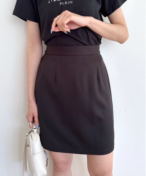 OLIVE des OLIVE（オリーブデオリーブ）の「マルチWAYティアードチュールスカート　1031010330（スカート・レディース・ブラック/オフホワイト・FREE）」の22枚目の写真