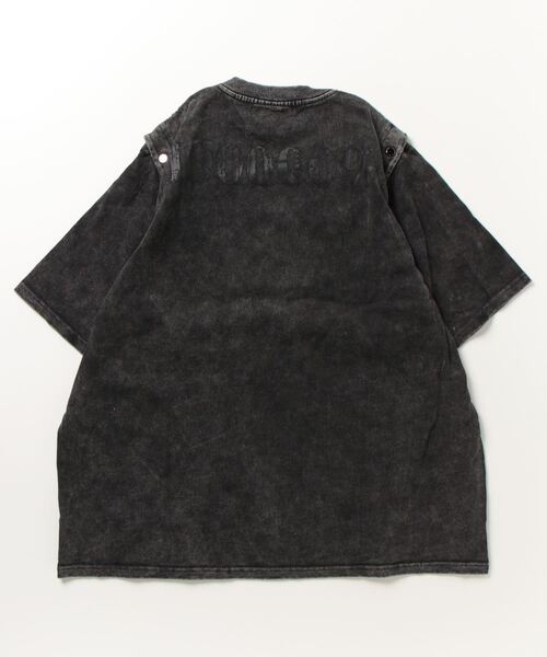 ARULE（アルール）の「『ARULE/アルール』2WAYボタンスリーブピグメントビッグTEE 【CN】（Tシャツ/カットソー・レディース・ブラック・XL/L）」の10枚目の写真