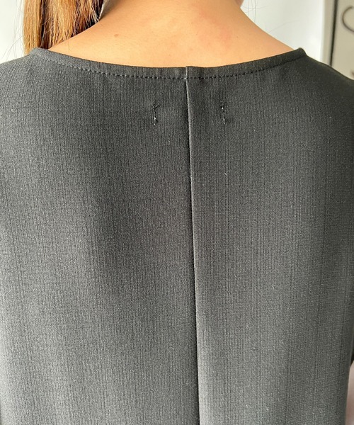 un dix cors（アンディコール）の「【オケージョンドレス/結婚式】シアスリーブワンピース（ワンピース・レディース・ブラック/ライトグレー・FREE）」の7枚目の写真