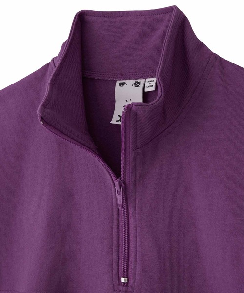 X-girl(エックスガール)の「STRIPE & OVAL LOGO DRESS(ワンピース・レディース・チャコール/ピンク/ホワイト・M/S)」の10枚目の写真