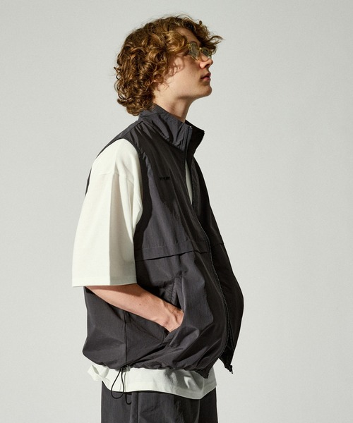 C.E cavempt NYLON ZIP VEST ナイロンベスト　XL WETTEMPT（ウィテンプト）の「NYLON FULL ZIP VEST / ナイロン