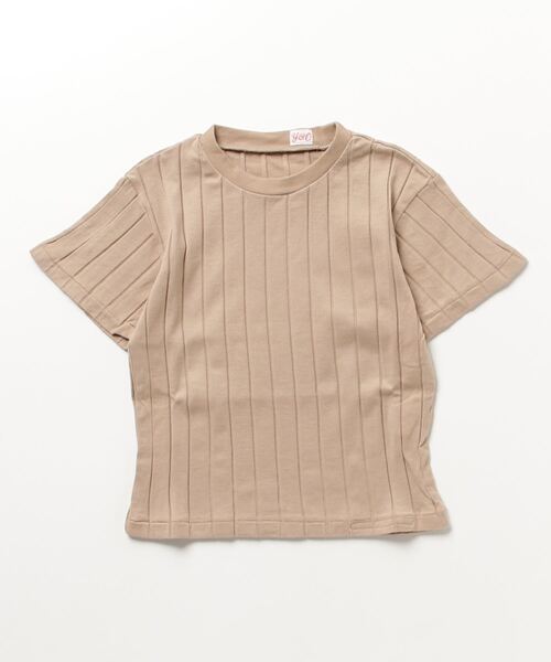 YOUNG&OLSEN The DRYGOODS STORE（ヤングアンドオルセン）の「【YOUNG & OLSEN The DRYGOODS STORE】/ BROAD RIB CROP CREW NECK（Tシャツ/カットソー・レディース・ホワイト/ブラック/レッド/サックスブルー/ベージュ系その他/グリーン系その他・2/1）」の4枚目の写真