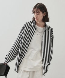 JUNRED | アソートストライプオーバーシャツ(シャツ/ブラウス)