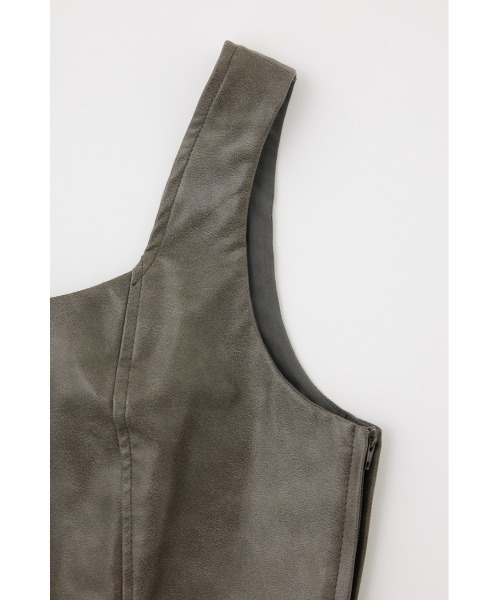 MOUSSY（マウジー）の「F/LEATHER BUSTIER トップス（キャミソール・レディース・ブラック/グレー・1/2）」の20枚目の写真