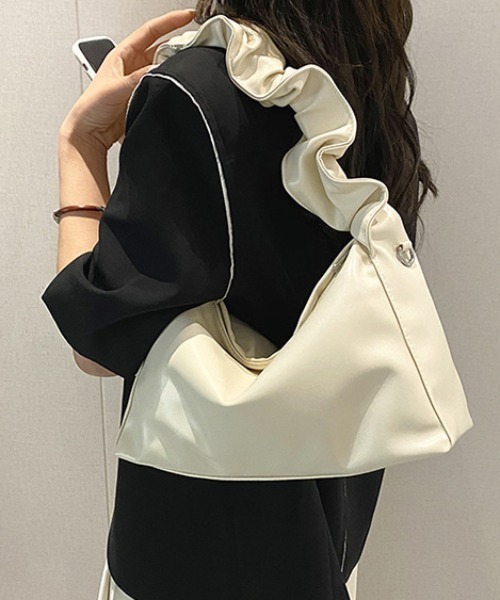 セール】シャーリングハンドルバッグ（ハンドバッグ