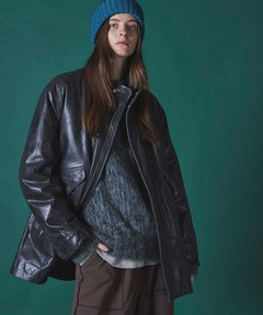 ジャケット・アウター 08sircus Wax vintage padded detachable 08sircus/08サーカス】Wax vintage padded detachable short