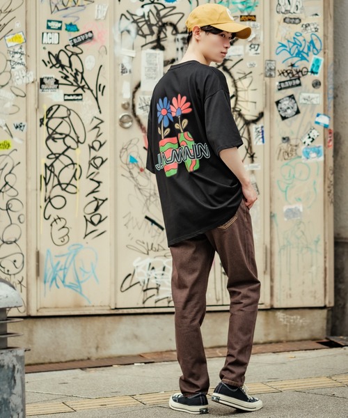 improves(インプローブス)の「【UAU】半袖 転写プリント Tシャツ(Tシャツ/カットソー・メンズ・ブラック/ホワイト系/イエロー系/チャコール/イエロー/ホワイト・MEDIUM/LARGE/X-LARGE)」の7枚目の写真