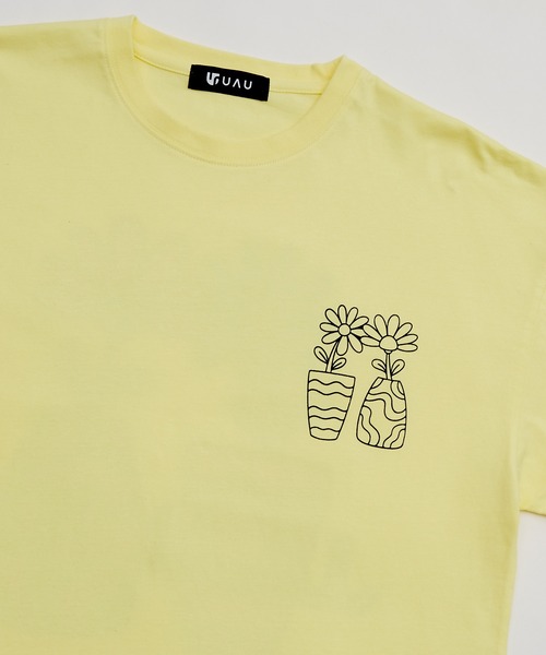 improves(インプローブス)の「【UAU】半袖 転写プリント Tシャツ(Tシャツ/カットソー・メンズ・ブラック/ホワイト系/イエロー系/チャコール/イエロー/ホワイト・MEDIUM/LARGE/X-LARGE)」の16枚目の写真