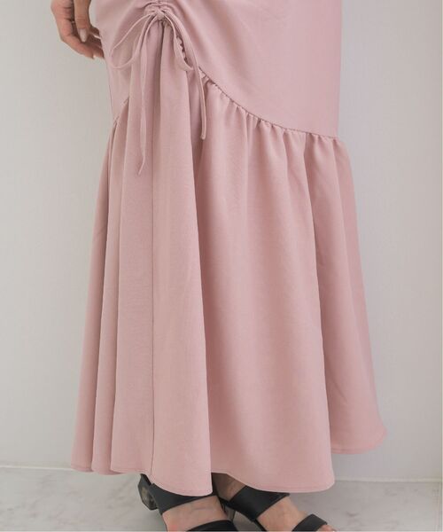 ems excite（エムズエキサイト）の「シャーリングマーメイドSK（スカート・レディース・ピンク/ナチュラル/ブラック・FREE）」の9枚目の写真