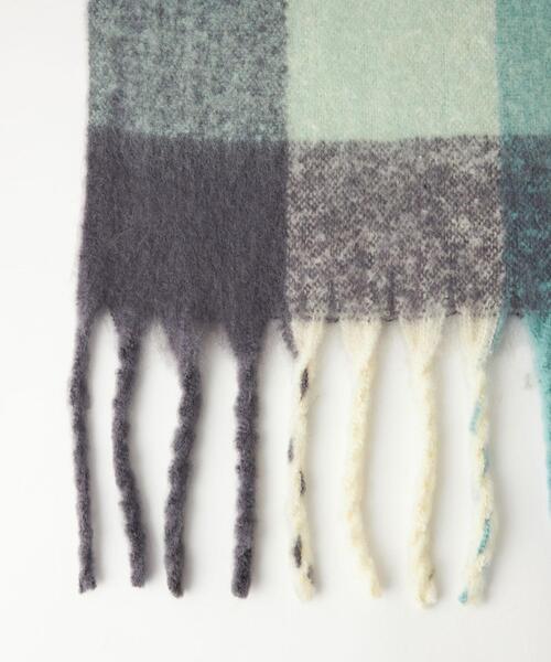 CITEN（シテン）の「＜CITEN＞カラフル チェック ストール（ストール/ショール・レディース・ピンク/イエロー・FREE）」の8枚目の写真