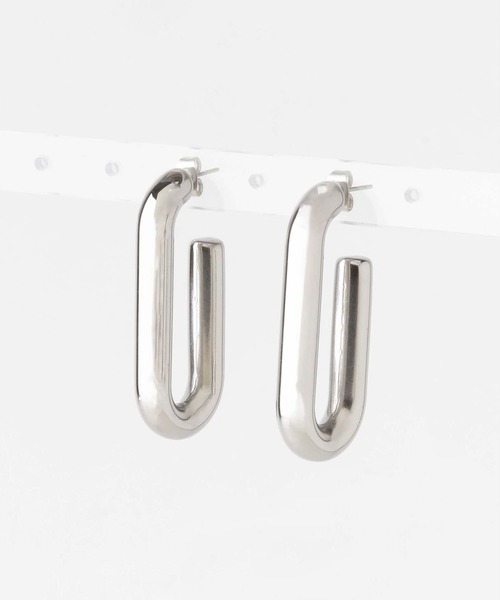 KBF(ケイビーエフ)の「カールステンレスピアス(ピアス(両耳用)・レディース・シルバー/ゴールド・ONE)」の8枚目の写真