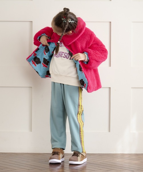 BIG FIELD（ビッグフィールド）の「ライントラックパンツ（90～150cm）（その他パンツ・キッズ・ライトブルー/ワインレッド・130/110/100/150/140/90/120）」の13枚目の写真