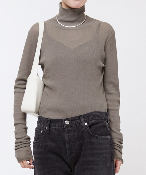 AP STUDIO（エーピーストゥディオ）の「【BONEE / ボーニー】FLAT LINE COLLAR（ネックレス・レディース・シルバー・FREE）」の4枚目の写真