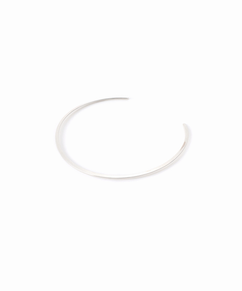 AP STUDIO（エーピーストゥディオ）の「【BONEE / ボーニー】FLAT LINE COLLAR（ネックレス・レディース・シルバー・FREE）」の5枚目の写真