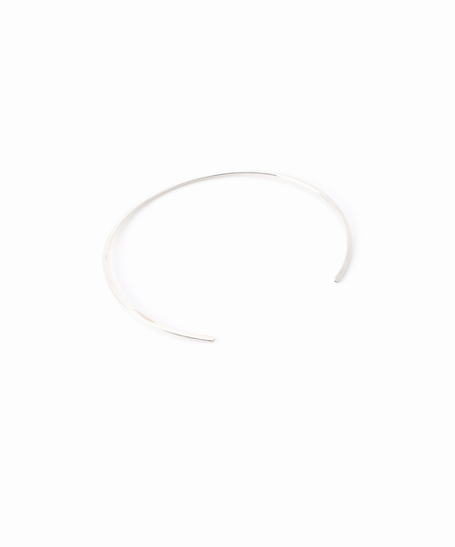 AP STUDIO（エーピーストゥディオ）の「【BONEE / ボーニー】FLAT LINE COLLAR（ネックレス・レディース・シルバー・FREE）」の6枚目の写真