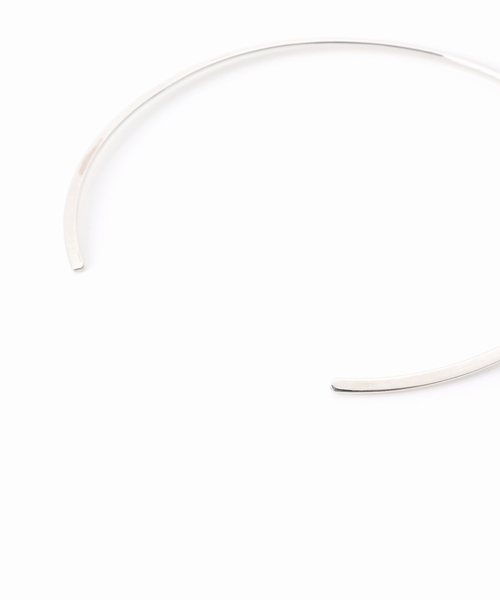 AP STUDIO（エーピーストゥディオ）の「【BONEE / ボーニー】FLAT LINE COLLAR（ネックレス・レディース・シルバー・FREE）」の7枚目の写真