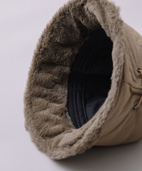 Munich（ミューニック）の「フルダルナイロンバケットハット（ニットキャップ/ビーニー・レディース・ベージュ/アイボリー/ブラック・FREE）」の11枚目の写真