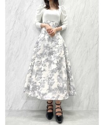 dazzlin | 3Dフラワーコルセットワンピース(ワンピース)