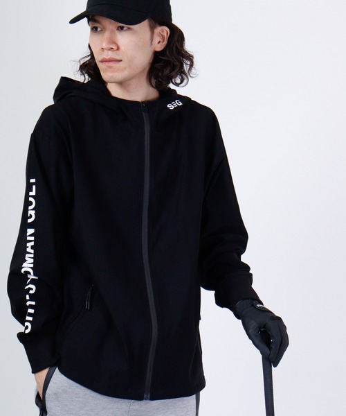 セール】Golf wear super stretch full zip hoodie / ゴルフウェア