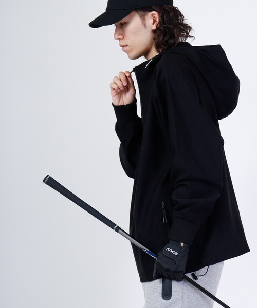 FUNALIVE（ファンアライブ）の「Golf wear super stretch full zip hoodie / ゴルフウェア スーパーストレッチフルジップパーカー（パーカー・メンズ・ブラック系/チャコール/ブラック/チャコールグレー・M/L/XL）」の11枚目の写真