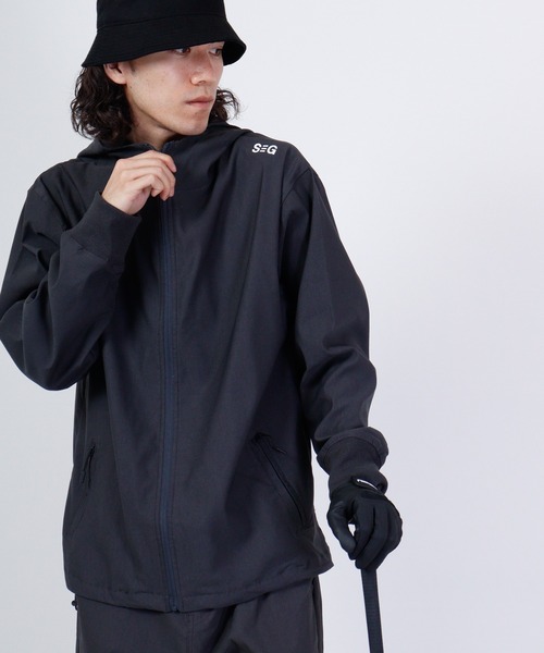 FUNALIVE（ファンアライブ）の「Golf wear super stretch full zip hoodie / ゴルフウェア スーパーストレッチフルジップパーカー（パーカー・メンズ・ブラック系/チャコール/ブラック/チャコールグレー・M/L/XL）」の20枚目の写真