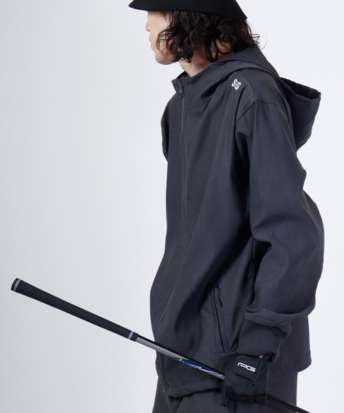 FUNALIVE（ファンアライブ）の「Golf wear super stretch full zip hoodie / ゴルフウェア スーパーストレッチフルジップパーカー（パーカー・メンズ・ブラック系/チャコール/ブラック/チャコールグレー・M/L/XL）」の22枚目の写真