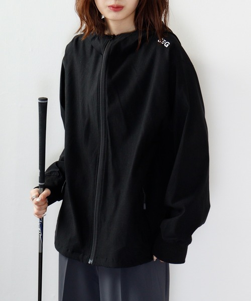 FUNALIVE（ファンアライブ）の「Golf wear super stretch full zip hoodie / ゴルフウェア スーパーストレッチフルジップパーカー（パーカー・メンズ・ブラック系/チャコール/ブラック/チャコールグレー・M/L/XL）」の5枚目の写真