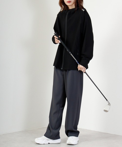 FUNALIVE（ファンアライブ）の「Golf wear super stretch full zip hoodie / ゴルフウェア スーパーストレッチフルジップパーカー（パーカー・メンズ・ブラック系/チャコール/ブラック/チャコールグレー・M/L/XL）」の8枚目の写真