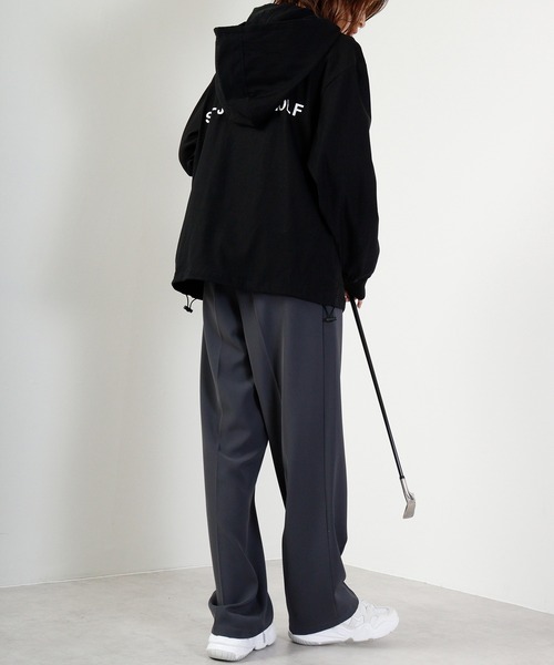 FUNALIVE（ファンアライブ）の「Golf wear super stretch full zip hoodie / ゴルフウェア スーパーストレッチフルジップパーカー（パーカー・メンズ・ブラック系/チャコール/ブラック/チャコールグレー・M/L/XL）」の9枚目の写真
