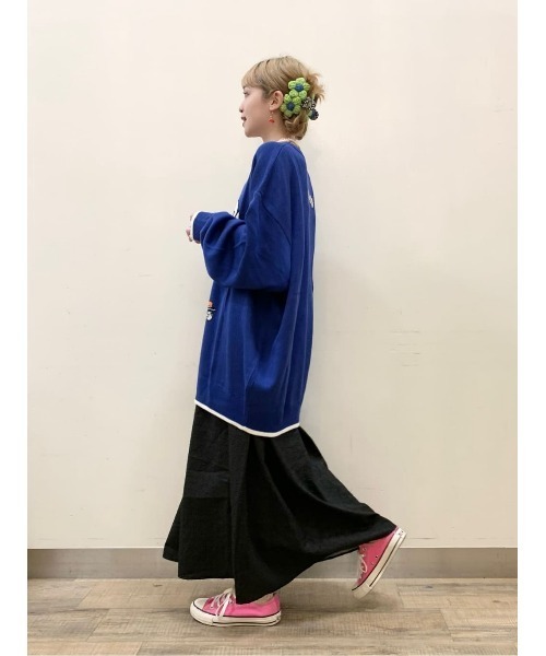 VISION STREET WEAR(ヴィジョンストリートウェア)の「【VISION STREET】別注ジャカードニット(ニット/セーター・メンズ・ブラック/オフホワイト/ロイヤルブルー・L/M/XL)」の11枚目の写真