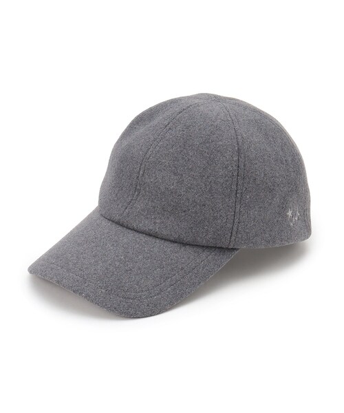 INDIVI（インディヴィ）の「◆【メルトン素材】大人キャップ（キャップ・レディース・グレー系その他7/チャコール・00）」の3枚目の写真