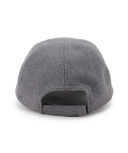 INDIVI（インディヴィ）の「◆【メルトン素材】大人キャップ（キャップ・レディース・グレー系その他7/チャコール・00）」の4枚目の写真