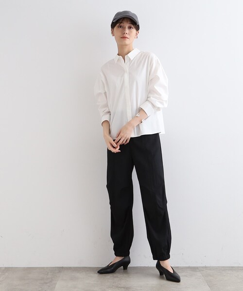 INDIVI（インディヴィ）の「◆【メルトン素材】大人キャップ（キャップ・レディース・グレー系その他7/チャコール・00）」の12枚目の写真