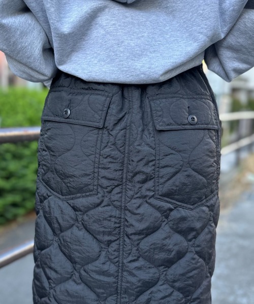 CIAOPANIC（チャオパニック）の「サイドラインキルティングスリットスカート（スカート・レディース・ブラック/カーキ/パープル・FREE）」の19枚目の写真