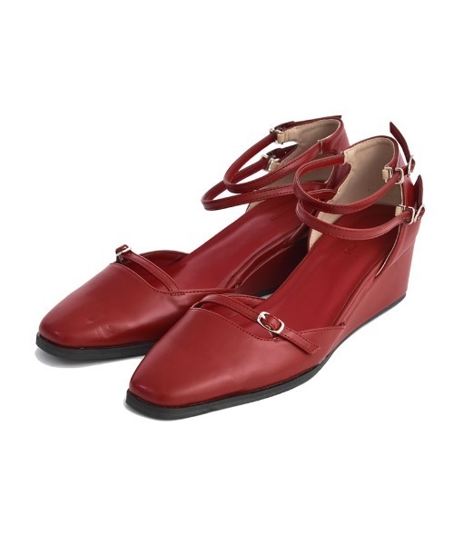 Re:EDIT（リエディ）の「[2023A/W COLLECTION][大きいサイズ有]ダブルアンクルストラップパンプス（パンプス・レディース・レッド/シルバー/ブラック/ホワイト・SMALL/LARGE/MEDIUM/X-LARGE/XX-LARGE）」の22枚目の写真