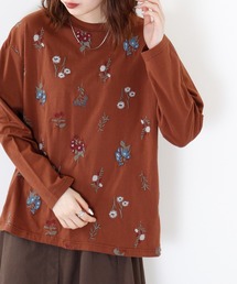 EMAGO 花刺繍プルオーバー