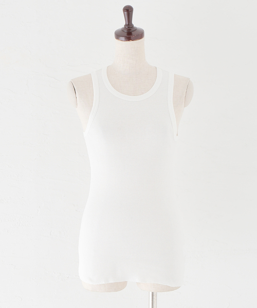 CITYSHOP(シティーショップ)の「SOFT RIB TANK:タンクトップ(タンクトップ・レディース・ブラック/ホワイト・FREE)」の15枚目の写真