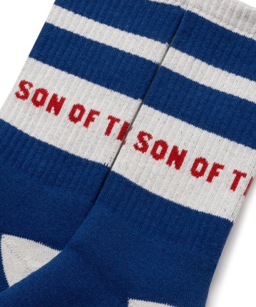 SON OF THE CHEESE（サノバチーズ）の「【SON OF THE CHEESE（サノバチーズ）】POOLSOX（ソックス/靴下・メンズ・グリーン/ブラウン/ブルー/イエロー・FREE）」の12枚目の写真