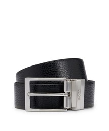 BOSS（ボス）の「リバーシブルデザイン ストラクチャード＆スムース イタリアンレザーベルト（ベルト・メンズ）」