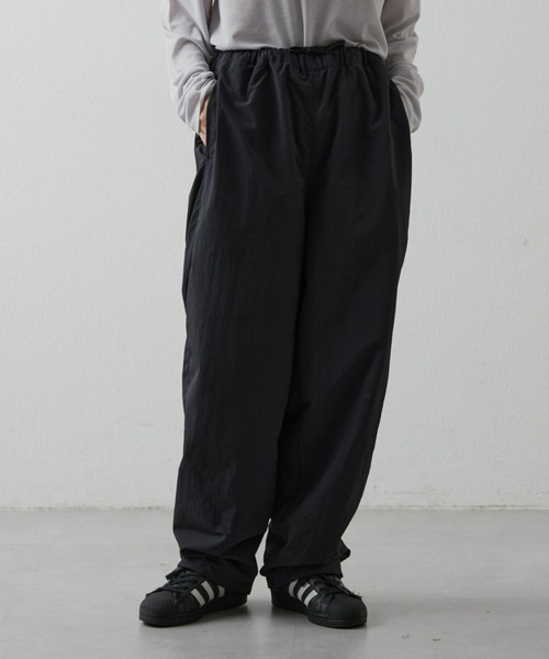 CIAOPANIC TYPY（チャオパニックティピー）の「【ユニセックス】ナイロンフリースイージーパンツ(セットアップ対応)（その他パンツ・メンズ・ブラック/チャコールグレー・MEDIUM/LARGE）」の21枚目の写真