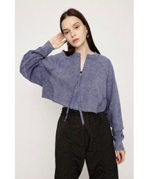 AGING 2WAY ZIP SW TOPS エージング 2ウェイ ジップ スウェット トップス