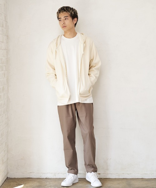 JEANS MATE(ジーンズメイト)の「裏ボアフルジップパーカー(パーカー・メンズ・ライトグレー/杢グレー/チャコールグレー/オフホワイト/カーキ/ネイビー・MEDIUM/LARGE/X-LARGE)」の22枚目の写真
