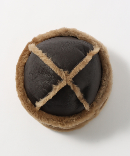 EDIFICE（エディフィス）の「【CAWLEY / コーリー】シープスキンボアハット（ハット・メンズ・ブラウン・FREE）」の8枚目の写真