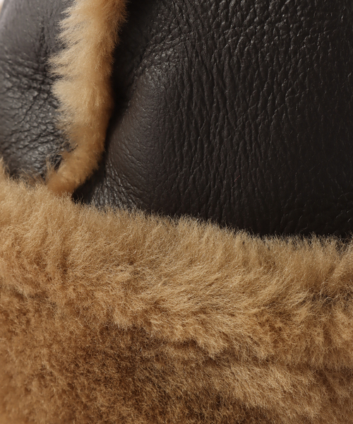 EDIFICE（エディフィス）の「【CAWLEY / コーリー】シープスキンボアハット（ハット・メンズ・ブラウン・FREE）」の4枚目の写真